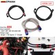 EPMAN 10PCS/LOT 55" 4AN Stainless Steel Braided Oil/Fuel Line w/ Fitting Hose End Adapter EPMAN 10PCS/LOT 55" 4AN Stainless Steel Braided Oil/Fuel Line w/ Fitting Hose End Adapter