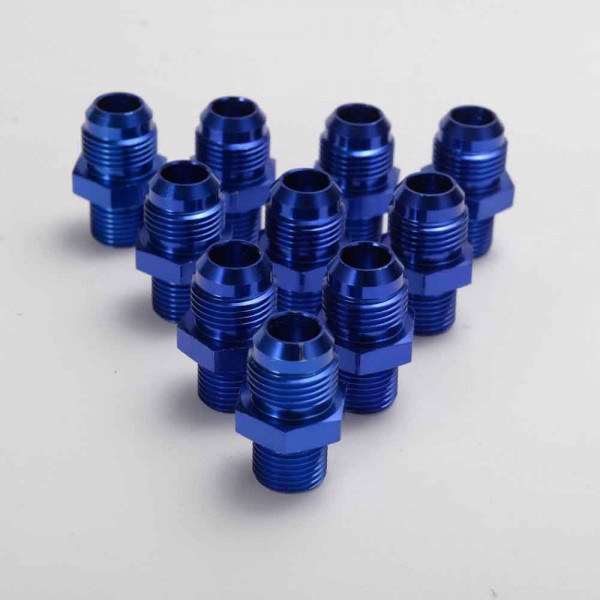  TANSKY 10PCS/LOT AN4 AN6 AN8 AN10 AN12 To M12*1.5 M14*1.5 M16*1.5 M18*1.5 M20*1.5 ​​​​Straight Male Oil Cooler Fuel Oil Hose Fitting Adapter​ 