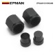 EPMAN Aluminum 6 AN Female To 3/8" OD Tubing Hardline Tube Nut and Sleeve EPAA01G116KAN6