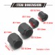 EPMAN Aluminum 6 AN Female To 3/8" OD Tubing Hardline Tube Nut and Sleeve EPAA01G116KAN6 EPMAN Aluminum 6 AN Female To 3/8" OD Tubing Hardline Tube Nut and Sleeve EPAA01G116KAN6