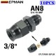 AN8 to 3/8 tube +$1.00