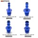 EPMAN 10PCS Aluminum Flare Push On Barb Adapter AN6/AN8 Male To 1/2" 5/16" 3/8" 6/25" Outer Diameter Hose Barb Fittings