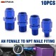 EPMAN 10PCS -6AN Female To 1/4" NPT 1/8" NPT 1/2" NPT 3/8" NPT Male Swivel Straight Adapter Fitting Aluminum Fuel Hose Fitting EPMAN 10PCS -6AN Female To 1/4" NPT 1/8" NPT 1/2" NPT 3/8" NPT Male Swivel Straight Adapter Fitting Aluminum Fuel Hose Fitting