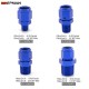 EPMAN 10PCS -6AN Female To 1/4" NPT 1/8" NPT 1/2" NPT 3/8" NPT Male Swivel Straight Adapter Fitting Aluminum Fuel Hose Fitting