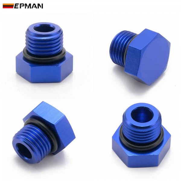 EPMAN 10PCS 6AN 8AN 10AN 12AN Block Off Cap Male Adapter Fitting Plug Aluminium Alloy EPMAN 10PCS 6AN 8AN 10AN 12AN Block Off Cap Male Adapter Fitting Plug Aluminium Alloy