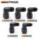 EPMAN AN4/AN6/AN8/AN10/AN12 Female to Male 90 Degree Swivel Adapter Aluminum Fuel Fitting TKGZMAN