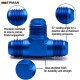 EPMAN AN3 AN4 AN6 AN8 AN10 AN12 Aluminum Flare Tee Fitting Junction Coupler Adapter Fit Oil / Turbo Fuel Line / Rail Pump Injector Fitting EPMAN AN3 AN4 AN6 AN8 AN10 AN12 Aluminum Flare Tee Fitting Junction Coupler Adapter Fit Oil / Turbo Fuel Line / Rail Pump Injector Fitting