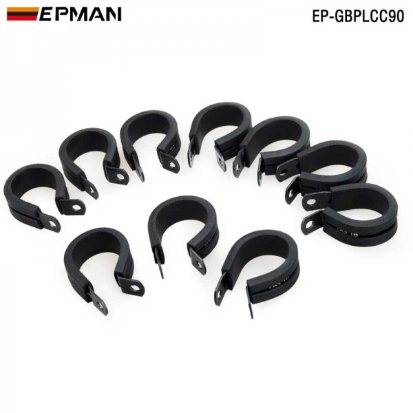 TANSKY 10PCS/LOT AN3 AN4 AN6 AN8 AN10 AN12 Aluminium Rubber Lined Cushioned P Clamp 9.5mm 14.3mm 15.90mm 12.7mm 19.1mm 25.4mm Clip EP-GBPLCC90 TANSKY 10PCS/LOT AN3 AN4 AN6 AN8 AN10 AN12 Aluminium Rubber Lined Cushioned P Clamp 9.5mm 14.3mm 15.90mm 12.7mm 19.1mm 25.4mm Clip EP-GBPLCC90