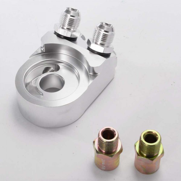 EPMAN Aluminum Oil Cooler Adapter Sandwich Turbo T3 T4 Engine Plate (AN8,AN10) EP-OL04 EPMAN Aluminum Oil Cooler Adapter Sandwich Turbo T3 T4 Engine Plate (AN8,AN10) EP-OL04