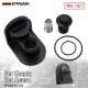 EPMAN Oil Filter Relocation Adapter Kit For Honda/Acura B/D/H/F/K Series Engines 6061 Billet Aluminum 90° Rotation Fits K20a2/K24a2 Includes Rubber O-Ring Gaskets EPAA01G263