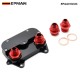 EPMAN T6061 Aluminum Oil Sandwich Plate with AN8/AN10 Ports for VW Golf Passat Audi A4 Q5 2.0TDi EPAA01G333