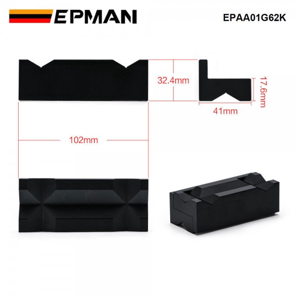 EPMAN Universal Aluminum Line Separator Vise Jaw Protective Inserts Magnetized For AN Fittings With Magnetic EPAA01G62K EPMAN Universal Aluminum Line Separator Vise Jaw Protective Inserts Magnetized For AN Fittings With Magnetic EPAA01G62K