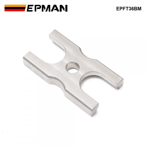 EPMAN High-Flow Oil Cooler Adapter for BMW X5/X6 B48/B58 Engines Turbocharged Models -10AN  CNC Machined Aluminum & SS304 EPFT36BM