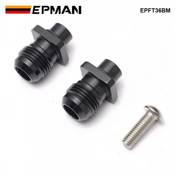 EPMAN High-Flow Oil Cooler Adapter for BMW X5/X6 B48/B58 Engines Turbocharged Models -10AN  CNC Machined Aluminum & SS304 EPFT36BM
