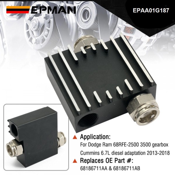 EPMAN Transmission Cooler Thermostatic Bypass Upgrade For Dodge Ram 6.7L Cummins Diesel 2013-2018 EPAA01G187