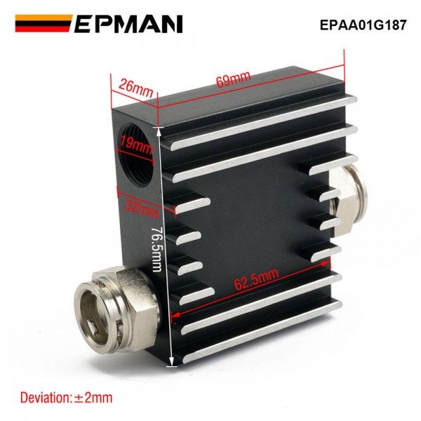 EPMAN Transmission Cooler Thermostatic Bypass Upgrade For Dodge Ram 6.7L Cummins Diesel 2013-2018 EPAA01G187 EPMAN Transmission Cooler Thermostatic Bypass Upgrade For Dodge Ram 6.7L Cummins Diesel 2013-2018 EPAA01G187