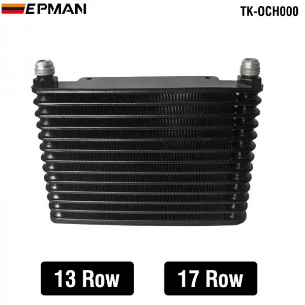 TANSKY 13 Row 32mm Alloy Race Drift Black Oil Cooler 17 Row Transmission Oil Cooler AN10 Fitting TK-OCH000 TANSKY 13 Row 32mm Alloy Race Drift Black Oil Cooler 17 Row Transmission Oil Cooler AN10 Fitting TK-OCH000