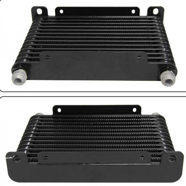 TANSKY 13 Row 32mm Alloy Race Drift Black Oil Cooler 17 Row Transmission Oil Cooler AN10 Fitting TK-OCH000 TANSKY 13 Row 32mm Alloy Race Drift Black Oil Cooler 17 Row Transmission Oil Cooler AN10 Fitting TK-OCH000