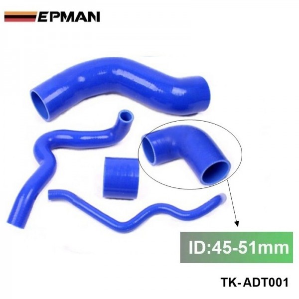 EPMAN 5PCS Silicone Intercooler Turbo Boost Hose Kit for Audi A4 B5 1.8T / A3 150ps 99-05 TK-ADT001 (Pre-Order ONLY) EPMAN 5PCS Silicone Intercooler Turbo Boost Hose Kit for Audi A4 B5 1.8T / A3 150ps 99-05 TK-ADT001 (Pre-Order ONLY)