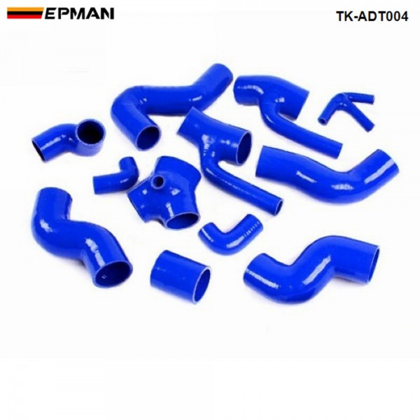 EPMAN 12PCS Silicone Intercooler Turbo Boost Hose For Audi All S4 / A6 2.7L Bi-Turbo kit 98-03 TK-ADT004 (Pre-Order ONLY) EPMAN 12PCS Silicone Intercooler Turbo Boost Hose For Audi All S4 / A6 2.7L Bi-Turbo kit 98-03 TK-ADT004 (Pre-Order ONLY)