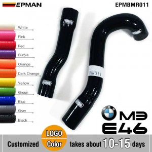 EPMAN 2PCS Silicone Intercoole Turbo Radiator Intake Hose For BMW E46 M3 01-06 EPMBMR011 (Pre-Order ONLY)