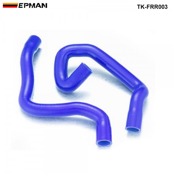 TANSKY-Silicone Intercooler Turbo Radiator Heaster Hose kit For Ford Focus Duratec 1.8/2.0 04 - 08+(2pcs) TK-FRR003