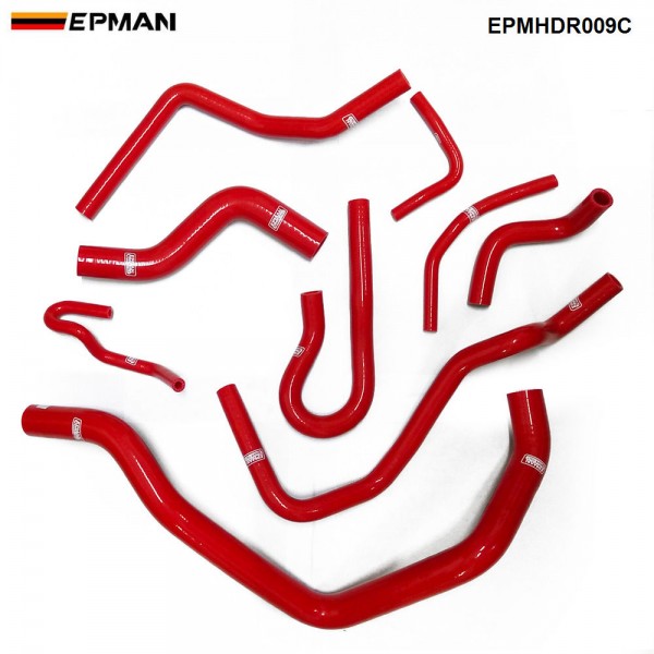 EPMAN - Silicone Intercooler Turbo Radiator Hose Kit High Temp Piping For Honda CIVIC EG EK 92-00 (9 pcs) EPMHDR009C