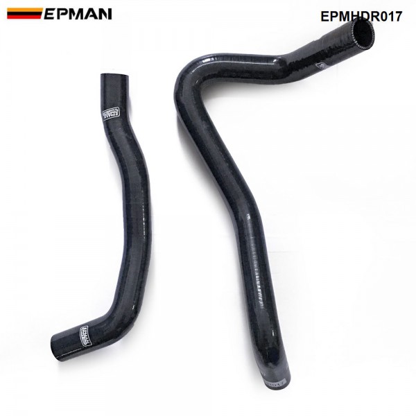 EPMAN 2PCS Silicone Intercooler Turbo Radiator Hose Kit For Honda New Civic Type R FD2 07+ (2 pcs) EPMHDR017 (Pre-order ONLY)