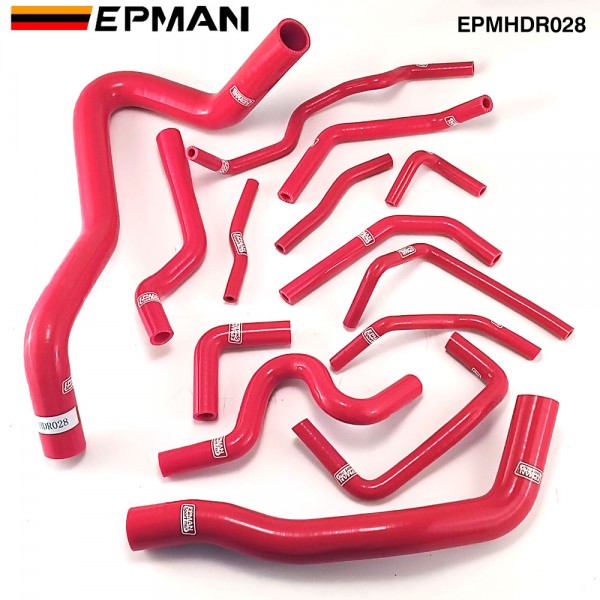 EPMAN Heavyset 14 Piece Silicone Radiator hose kit For Honda Civic Fn2 Type R 2006-2010 EPMHDR028 (Pre-Order ONLY)