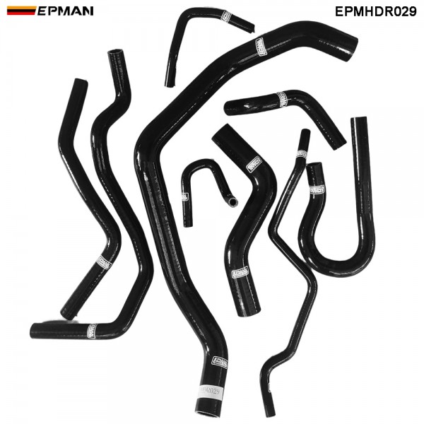 EPMAN Heavyset Silicone Radiator Hose kit for K6 Honda Civic SOHC D15 D16 EG6 92-97 (9PCS) EPMHDR029 