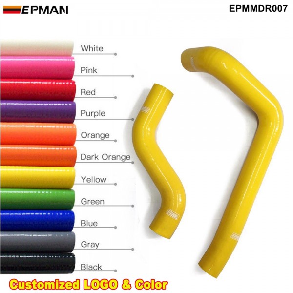 EPMAN -Silicone Intercooler Radiator Hose Kit High Temp Piping For Mazda RX7 FD3S (2pcs) EPMMDR007 EPMAN -Silicone Intercooler Radiator Hose Kit High Temp Piping For Mazda RX7 FD3S (2pcs) EPMMDR007