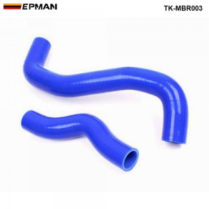 EPMAN 2PCS Silicone Radiator hose kit Fit For Mitsubishi Lancer EVO 6 CP9A 4G63 99-01 TK-MBR003 (Pre-Order ONLY)
