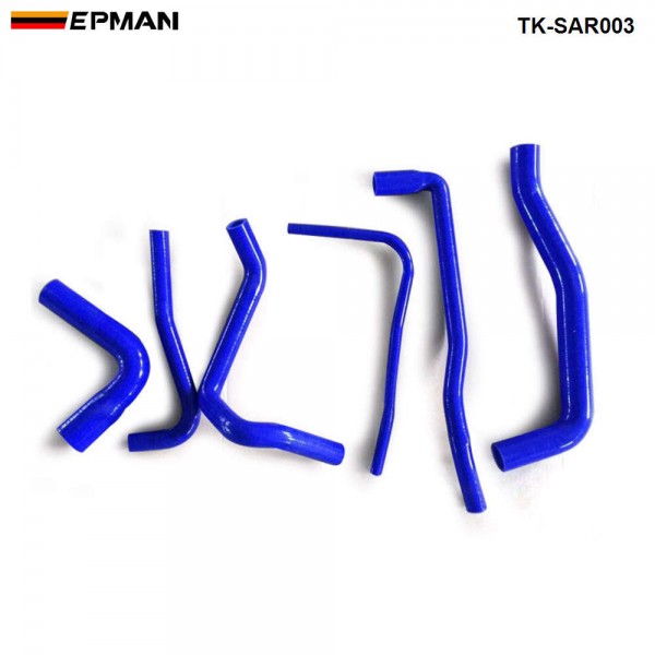 Tanaky - 6PCS Silicone Radiator & Ancillary Hose For SAAB AERO 9000 B234 2.3L 1984-1998 TK-SAR003 Tanaky - 6PCS Silicone Radiator & Ancillary Hose For SAAB AERO 9000 B234 2.3L 1984-1998 TK-SAR003