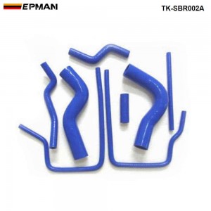 EPMAN 8PCS Silicone Intercooler Turbo Radiator Heater Hose Kit For Subaru Impreza WRX STi GC8 EJ20 96-00 TK-SBR002A (Pre-Order ONLY)