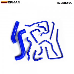 EPMAN 11PCS Silicone Radiator Heater hose kit For Subaru Impreza WRX STi GDB EJ20 00-07 TK-SBR005A (Pre-Order ONLY)