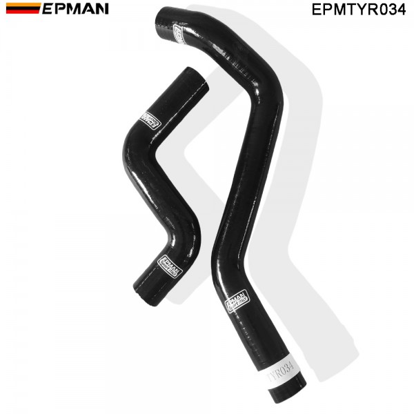 EPMAN Silicone Radiator Hose Kit 2pcs For Toyota Starlet Turbo EP91 Glanza (2pcs) EPMTYR034