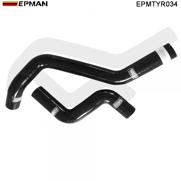 EPMAN Silicone Radiator Hose Kit 2pcs For Toyota Starlet Turbo EP91 Glanza (2pcs) EPMTYR034