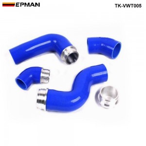 TANSKY-Silicone Intercooler Induction Intake Turbo Boost Hose Kit For VW Golf MK5 GTI 2.0FSI/JETTA GLI 2.0TDI (4pcs) TK-VWT005