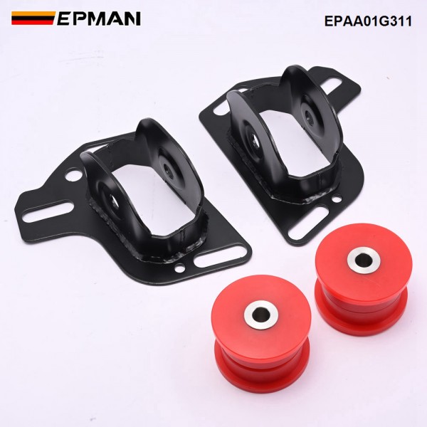EPMAN Rear Trailing Arm Bracket with 80A Rear Trailing Arm Bushings For BMW E36 E46 1999-2006 Z4 E85 E86 2003-2008 EPAA01G311
