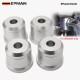 EPMAN Rear Subframe Bushings Kit Solid Billet Aluminum Risers for Nissan 240SX S13 S14 – Raises Subframe for Lowered Cars Suspension Upgrade EPAA01G341