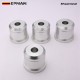 EPMAN Rear Subframe Bushings Kit Solid Billet Aluminum Risers for Nissan 240SX S13 S14 – Raises Subframe for Lowered Cars Suspension Upgrade EPAA01G341