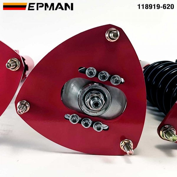 EPMAN Coilovers Spring Struts Racing Suspension Coilover Kit Shock Absorber for Subaru Forester 2009-2013 3rd. Generation (RANDOM COLOR)