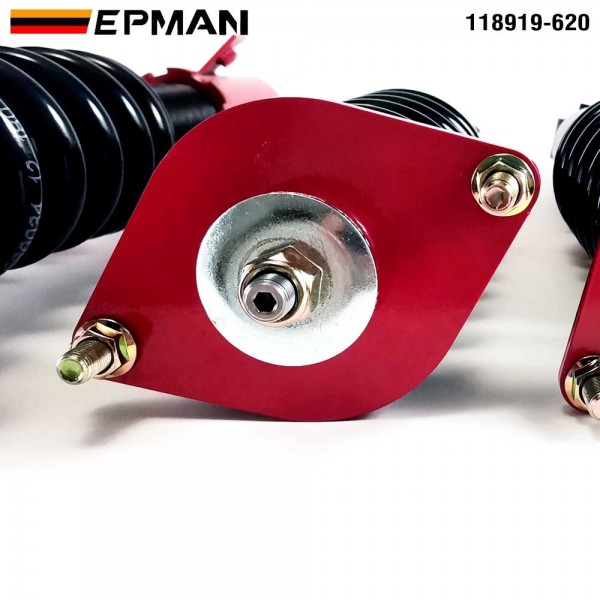 EPMAN Coilovers Spring Struts Racing Suspension Coilover Kit Shock Absorber for Subaru Forester 2009-2013 3rd. Generation (RANDOM COLOR)