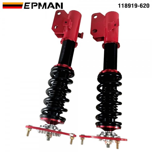 EPMAN Coilovers Spring Struts Racing Suspension Coilover Kit Shock Absorber for Subaru Forester 2009-2013 3rd. Generation (RANDOM COLOR)