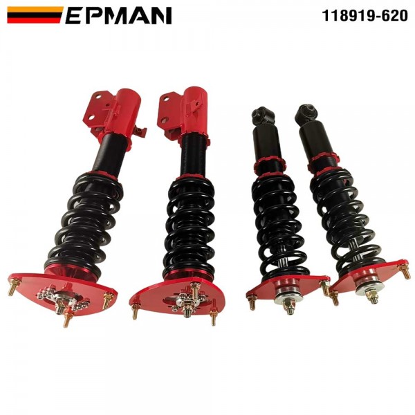 EPMAN Coilovers Spring Struts Racing Suspension Coilover Kit Shock Absorber for Subaru Forester 2009-2013 3rd. Generation (RANDOM COLOR)