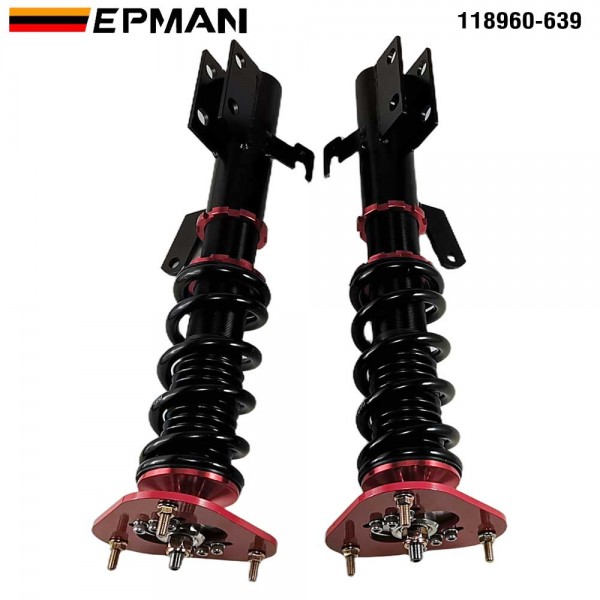 EPMAN Coilovers Spring Struts Racing Suspension Coilover Kit Shock Absorber For Toyota Corolla 09-17 E140 E150 E170 118960-639 (RANDOM COLOR) EPMAN Coilovers Spring Struts Racing Suspension Coilover Kit Shock Absorber For Toyota Corolla 09-17 E140 E150 E170 118960-639 (RANDOM COLOR)