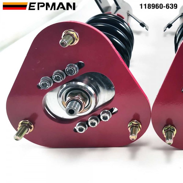 EPMAN Coilovers Spring Struts Racing Suspension Coilover Kit Shock Absorber For Toyota Corolla 09-17 E140 E150 E170 118960-639 (RANDOM COLOR) EPMAN Coilovers Spring Struts Racing Suspension Coilover Kit Shock Absorber For Toyota Corolla 09-17 E140 E150 E170 118960-639 (RANDOM COLOR)