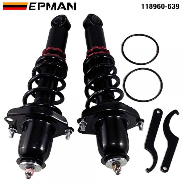 EPMAN Coilovers Spring Struts Racing Suspension Coilover Kit Shock Absorber For Toyota Corolla 09-17 E140 E150 E170 118960-639 (RANDOM COLOR) EPMAN Coilovers Spring Struts Racing Suspension Coilover Kit Shock Absorber For Toyota Corolla 09-17 E140 E150 E170 118960-639 (RANDOM COLOR)