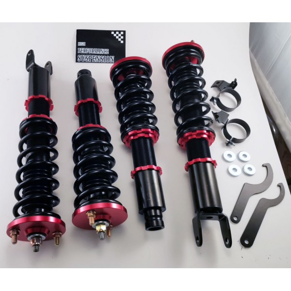 EPMAN Factory Direct High-Performance Adjustable Coilover Suspension Kit – Lowering Springs with Racing Struts & Shock Absorbers for Honda, Toyota, Nissan, BMW, Ford – Wholesale Available