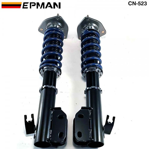 EPMAN Coilovers Spring Struts Racing Suspension Coilover Kit Shock Absorber For 02-07 Subaru WRX /2004 Sti ONLY CN-523 (RANDOM COLOR)